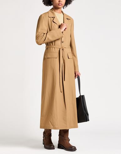 Woman Overcoat & Trench Coat Camel Size 4 Virgin Wool