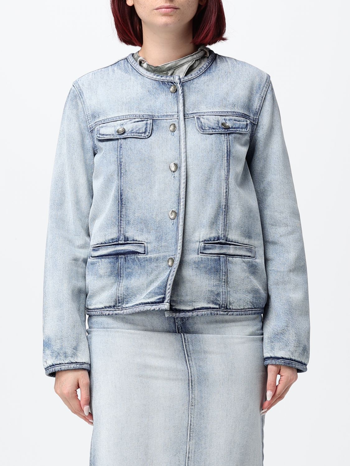 Jacket Woman color Blue