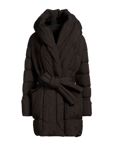 Woman Puffer Black Size 4 Polyester