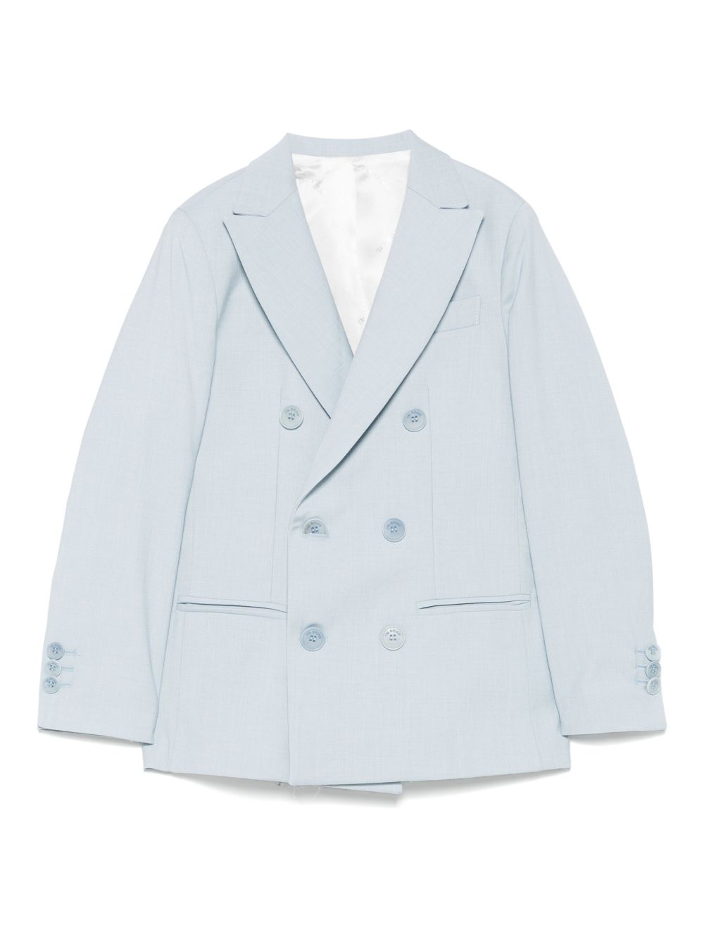 I'm brian slub-texture blazer - Blue