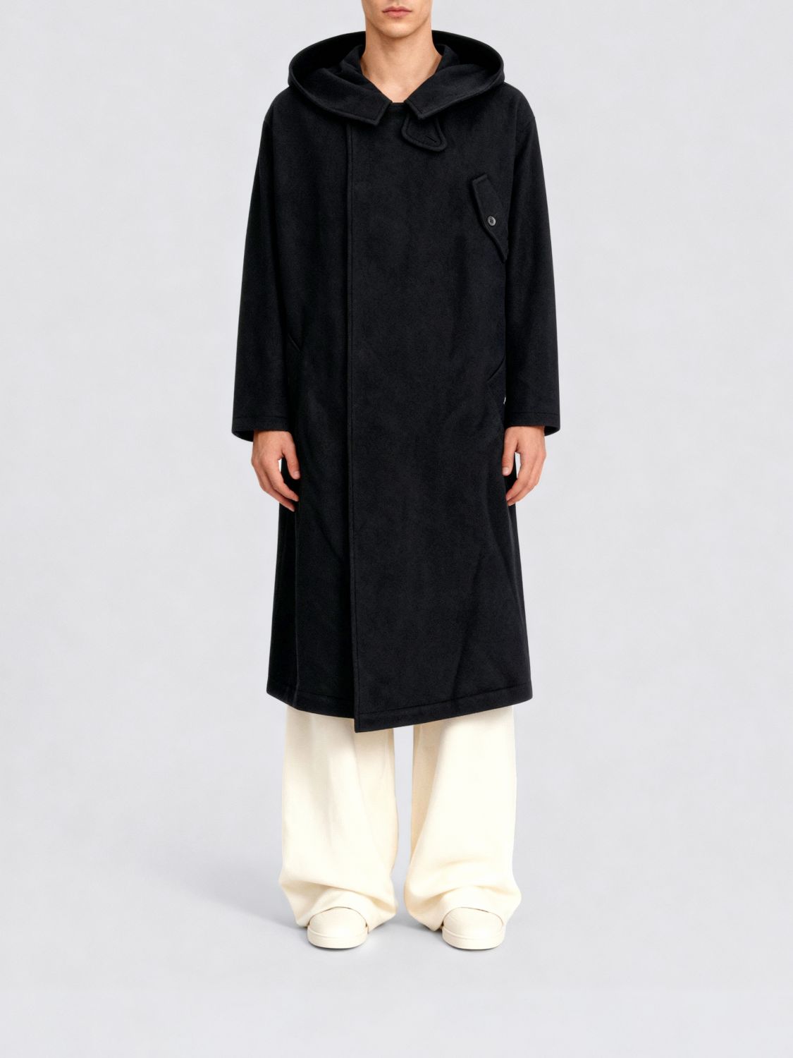 Trench Coat Men color Black