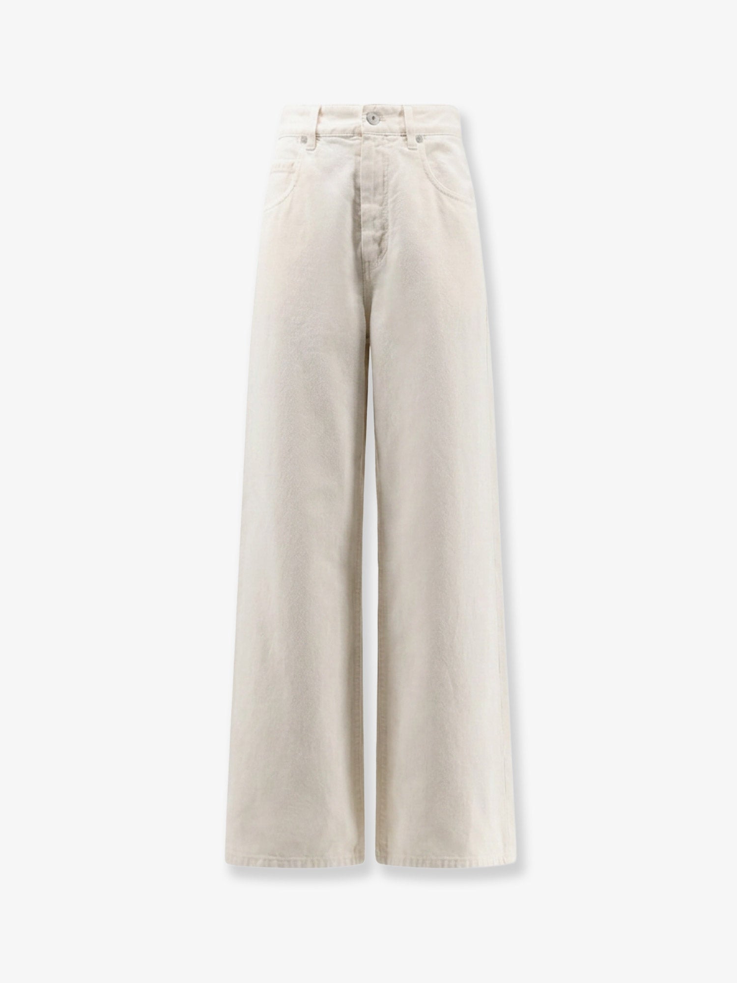 Relaxed Boyfriend Jeans — White