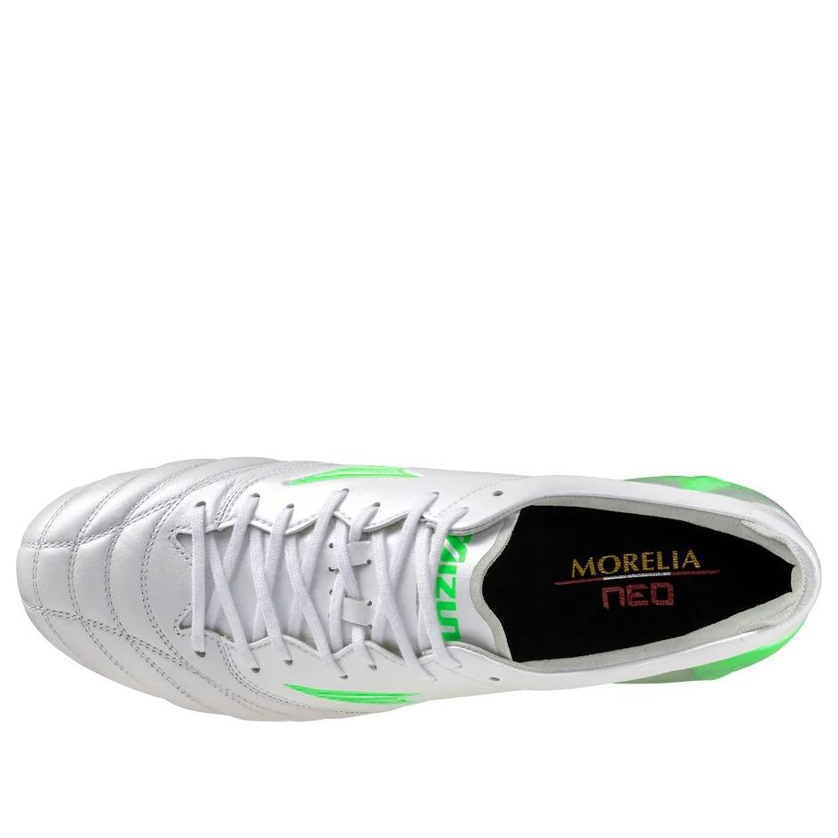 Morelia Neo IV Elite FG 'Frontier Pack White Green Gecko'