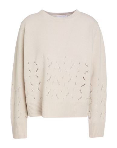 Woman Sweater Beige Size XXL Virgin Wool