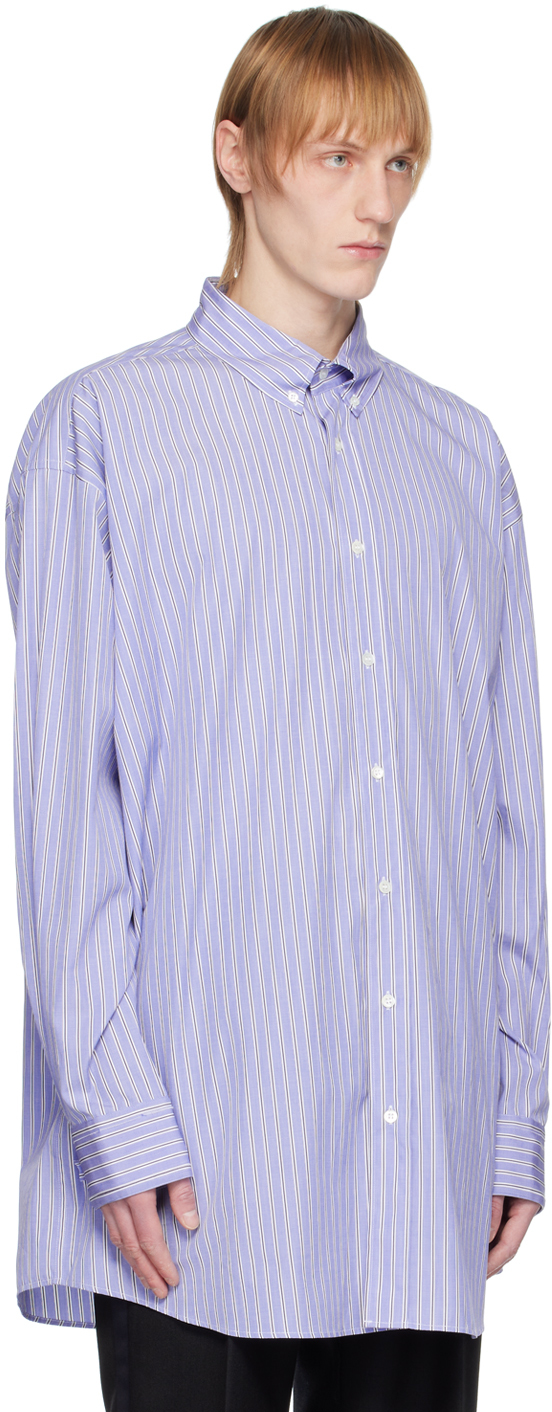 Blue striped shirt