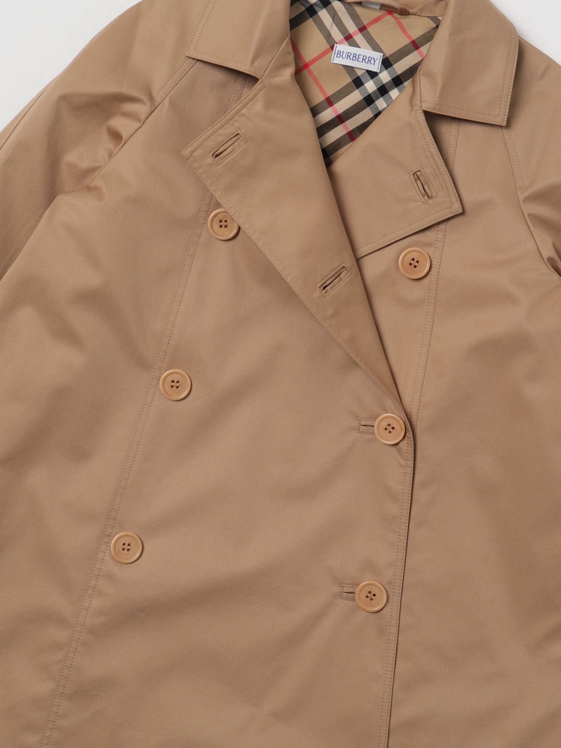 Coat Kids color Beige