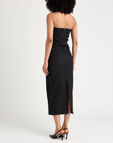 Woman Midi dress Black Size 2 Polyester, Elastane