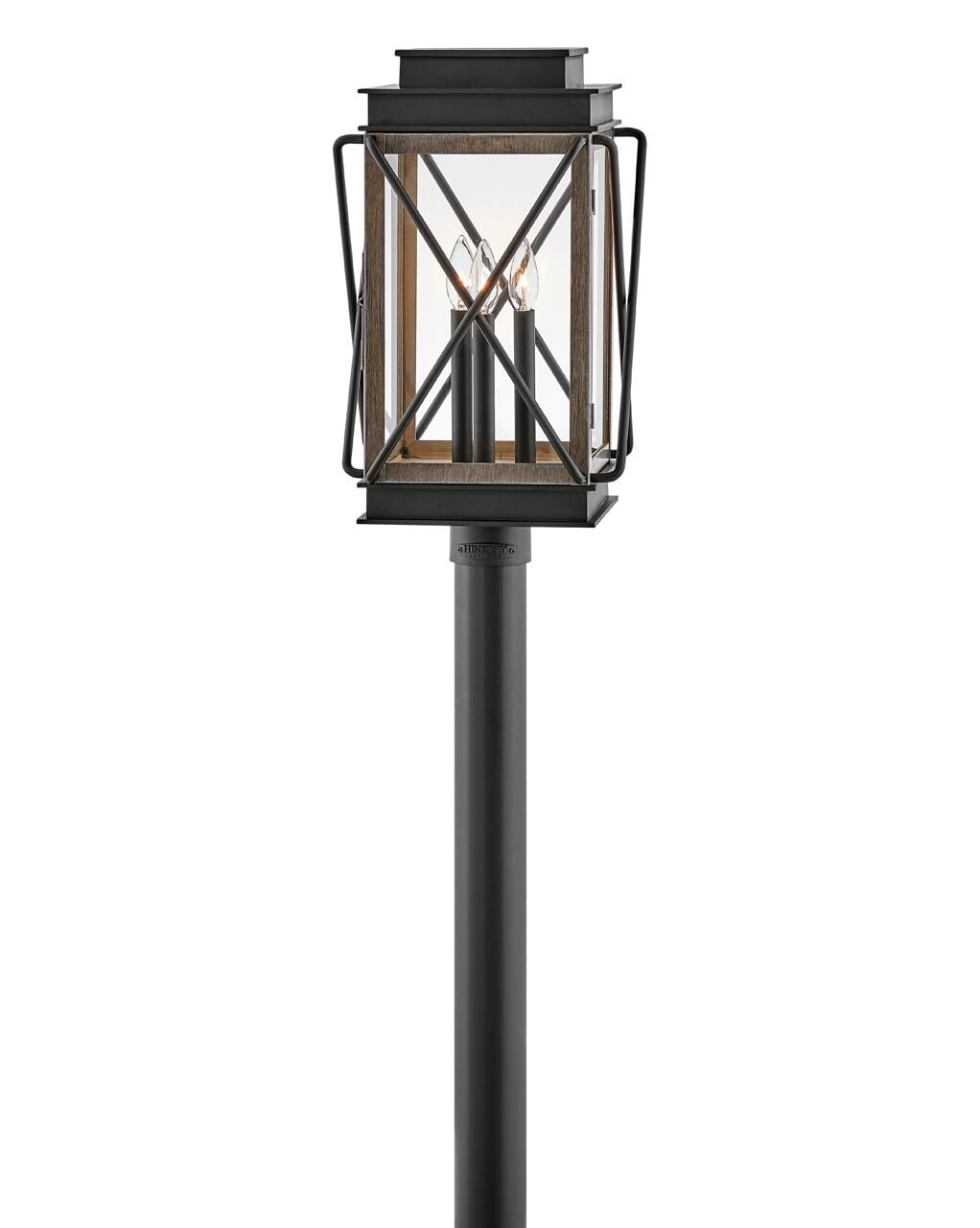 Black LED Post Top or Pier Mount from the Montecito Collection