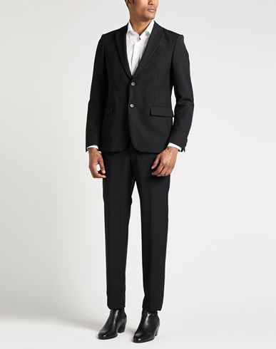 Man Suit Black Size 46 Wool