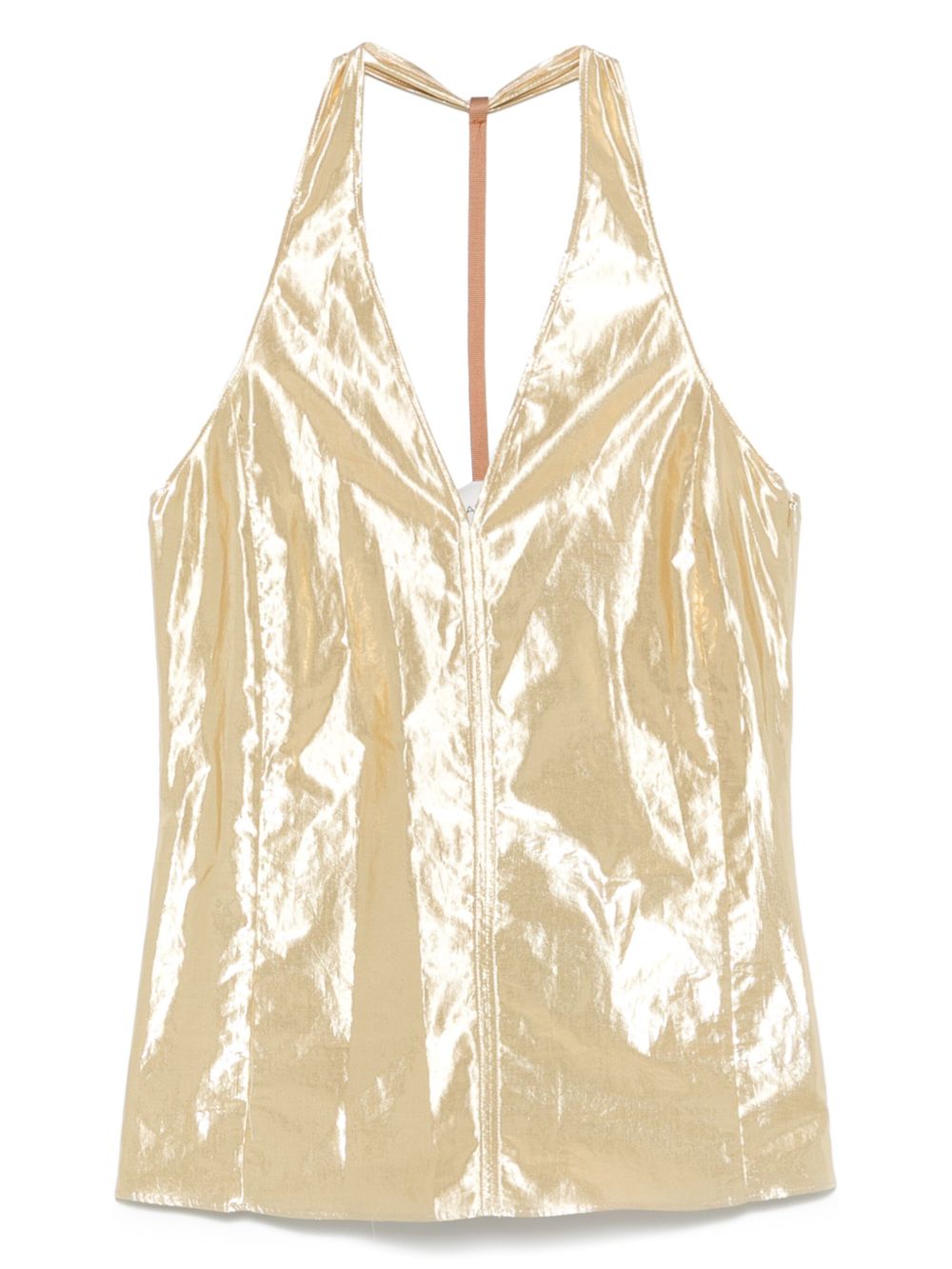 Sleeveless top - Gold