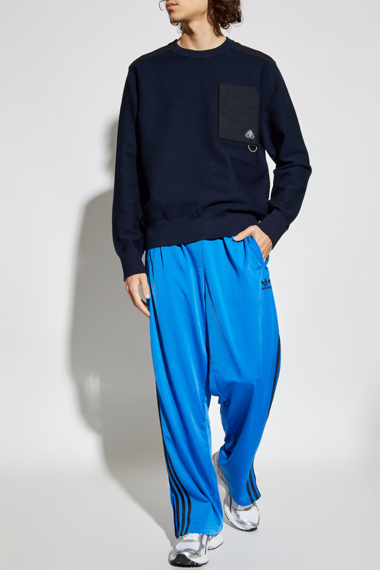 Sweatpants With Logo, Men's, Blue