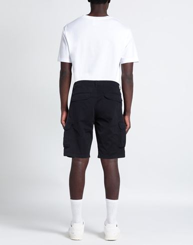 Man Shorts & Bermuda Shorts Midnight blue Size 36 Cotton