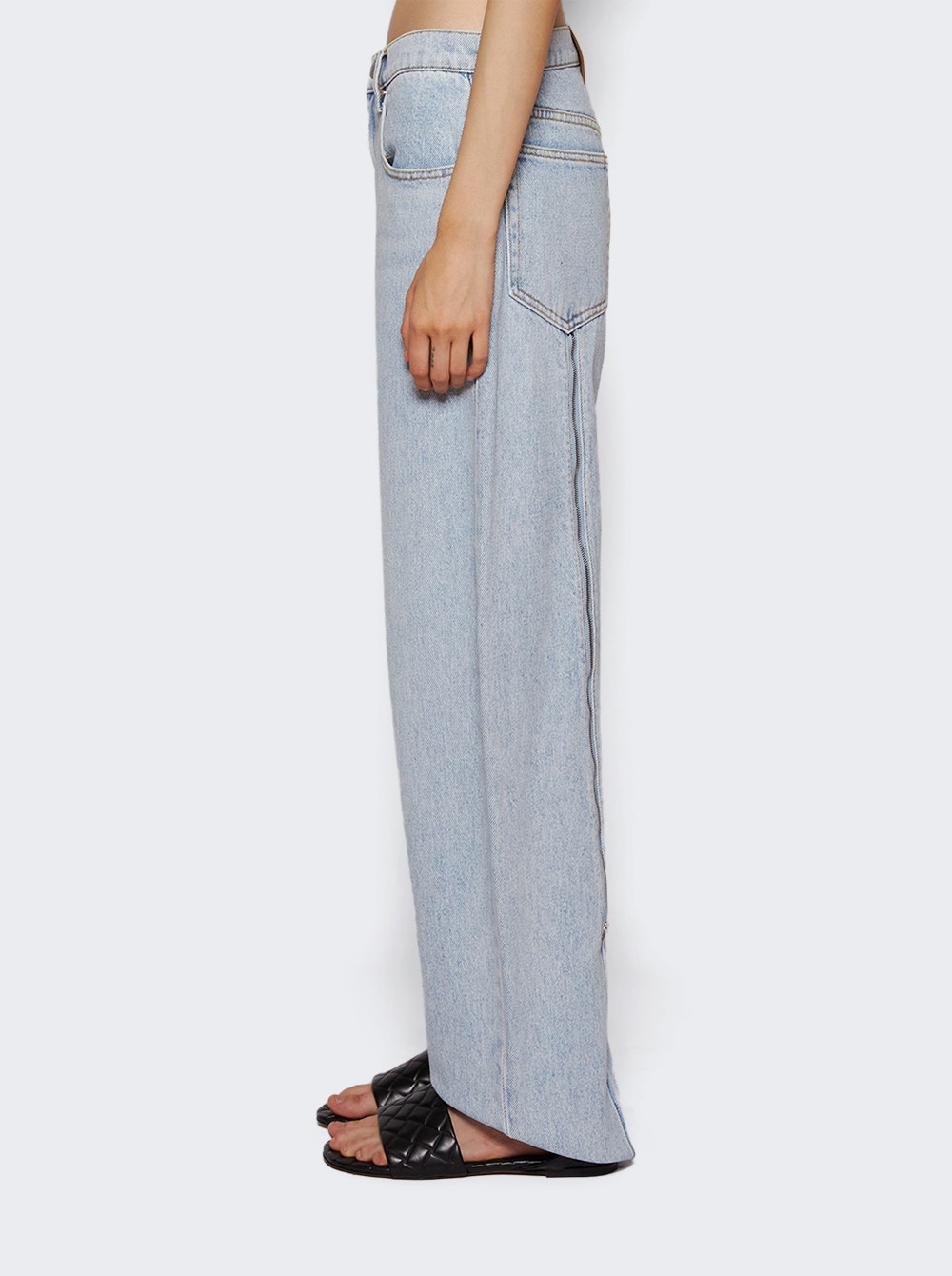 High-rise tapered jeans - Blue