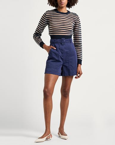 Woman Top Navy Size S Viscose, Polyester, Polyamide