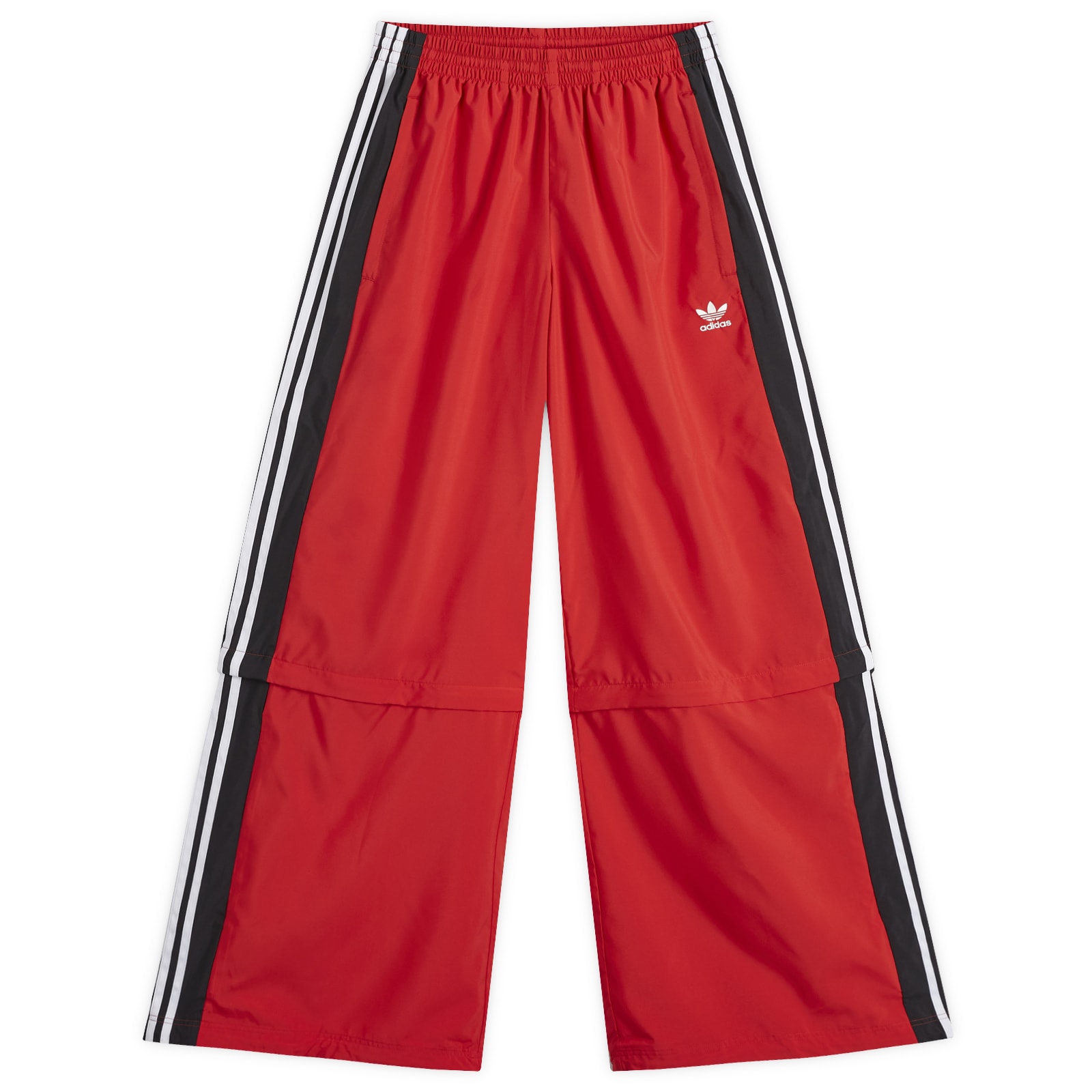 Women's Rasant Oversized Zip Off Track Pants in Collegiate Red