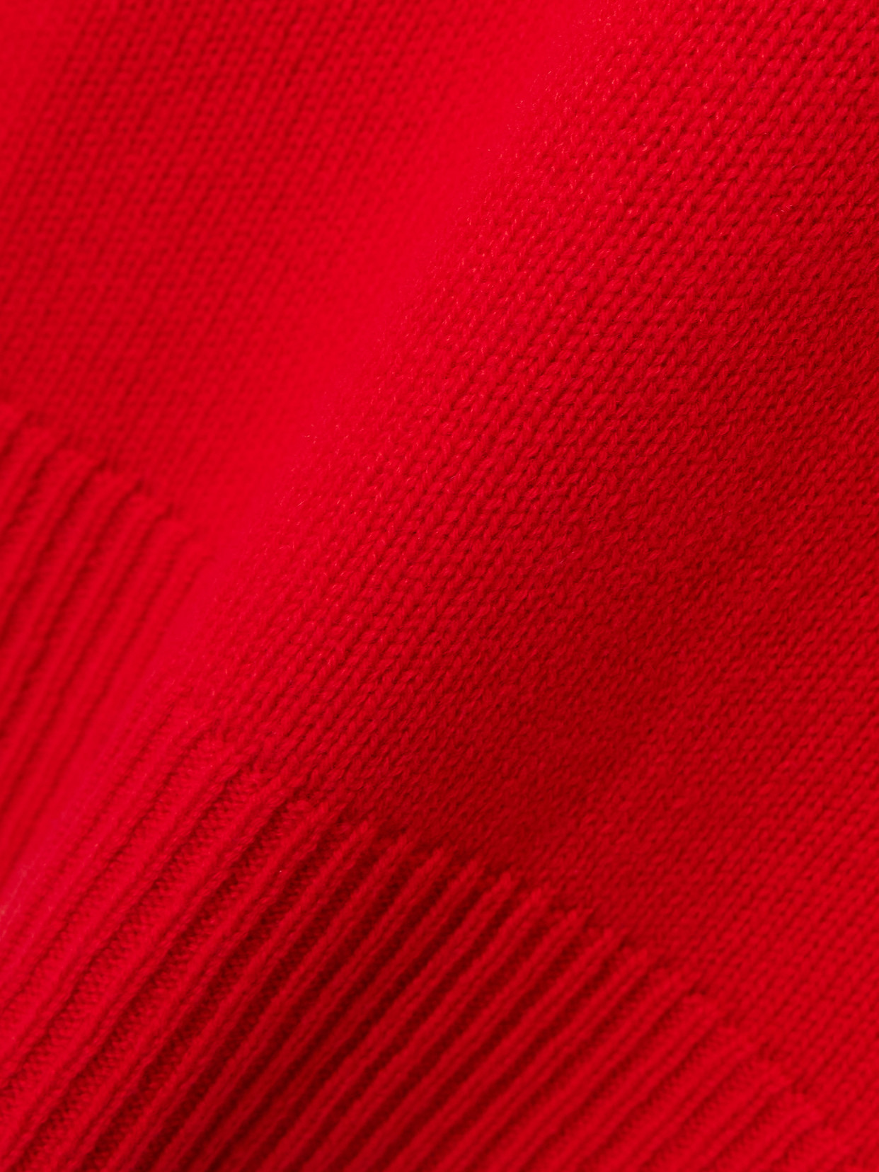 Bessi Cashmere Polo Sweater - Red