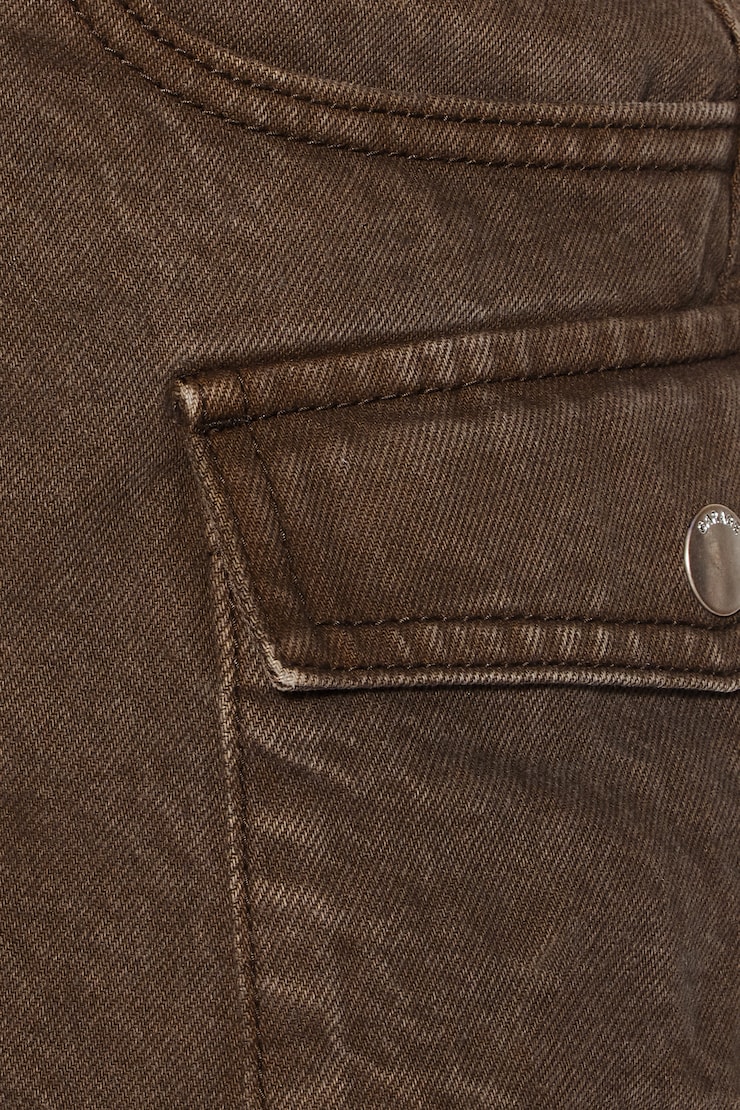 Cargo Micro Skort - Brown - Women Clothing