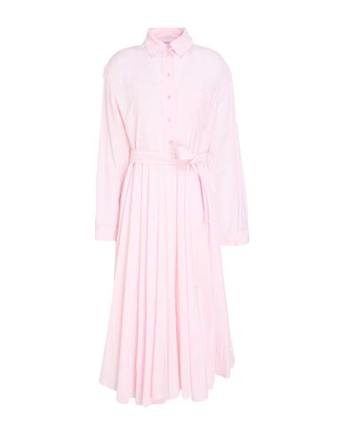 Woman Midi dress Pink Size 8 Viscose