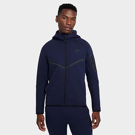 Men's Tech Fleece Windrunner Full-Zip Hoodie in Obsidian/Black
