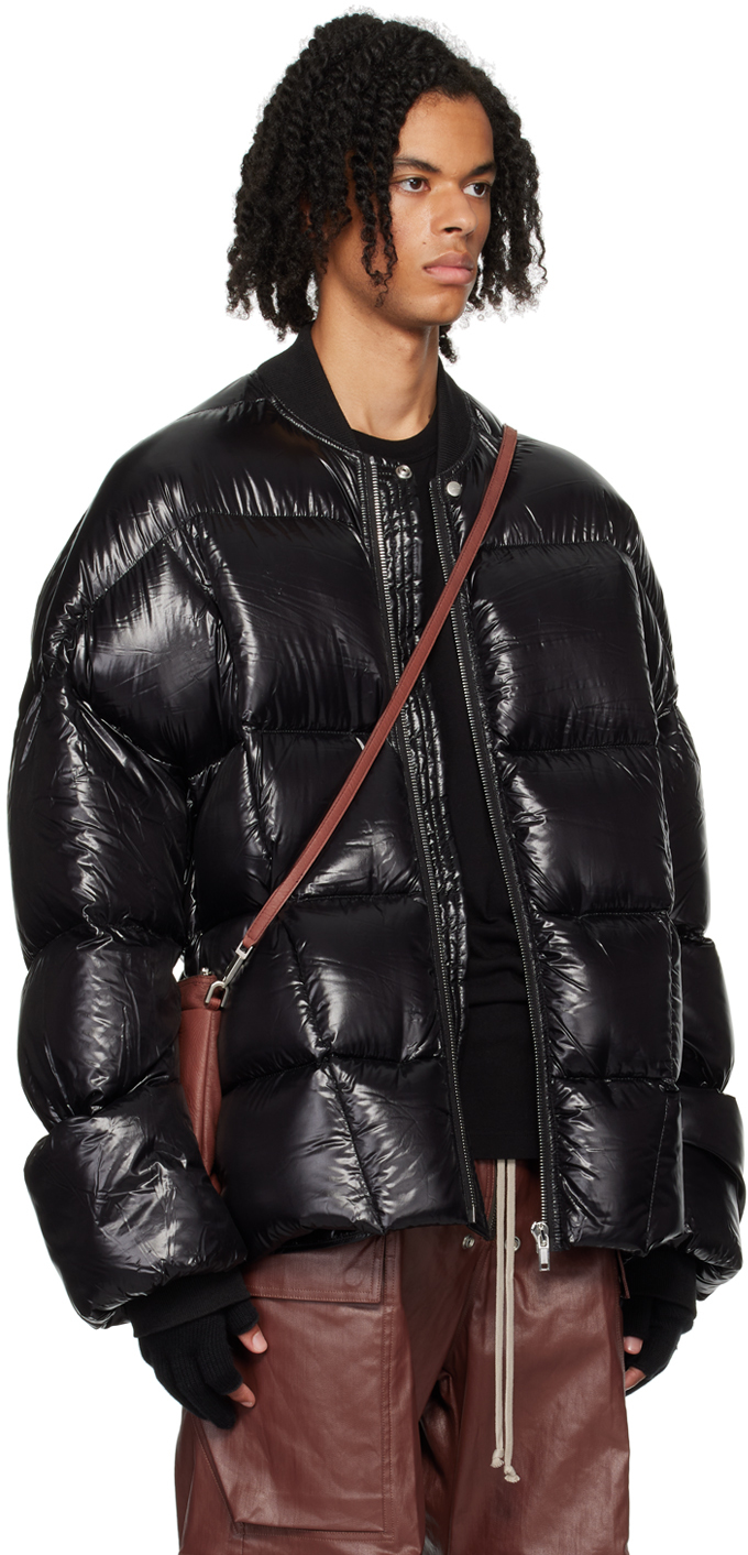 Rick Owens ブラック Porterville Flight ダウンジャケット