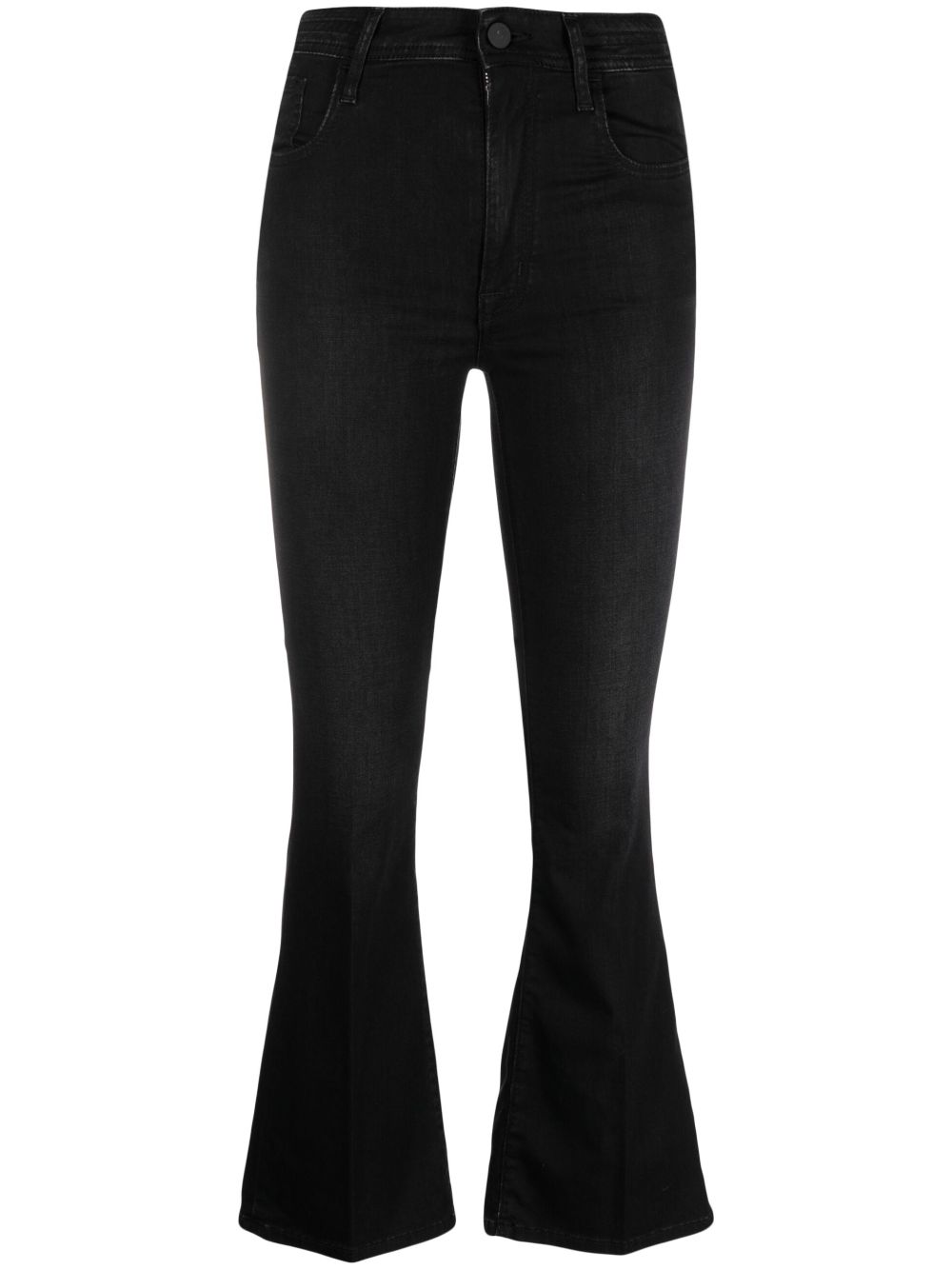 Mid-rise flared jeans - Black