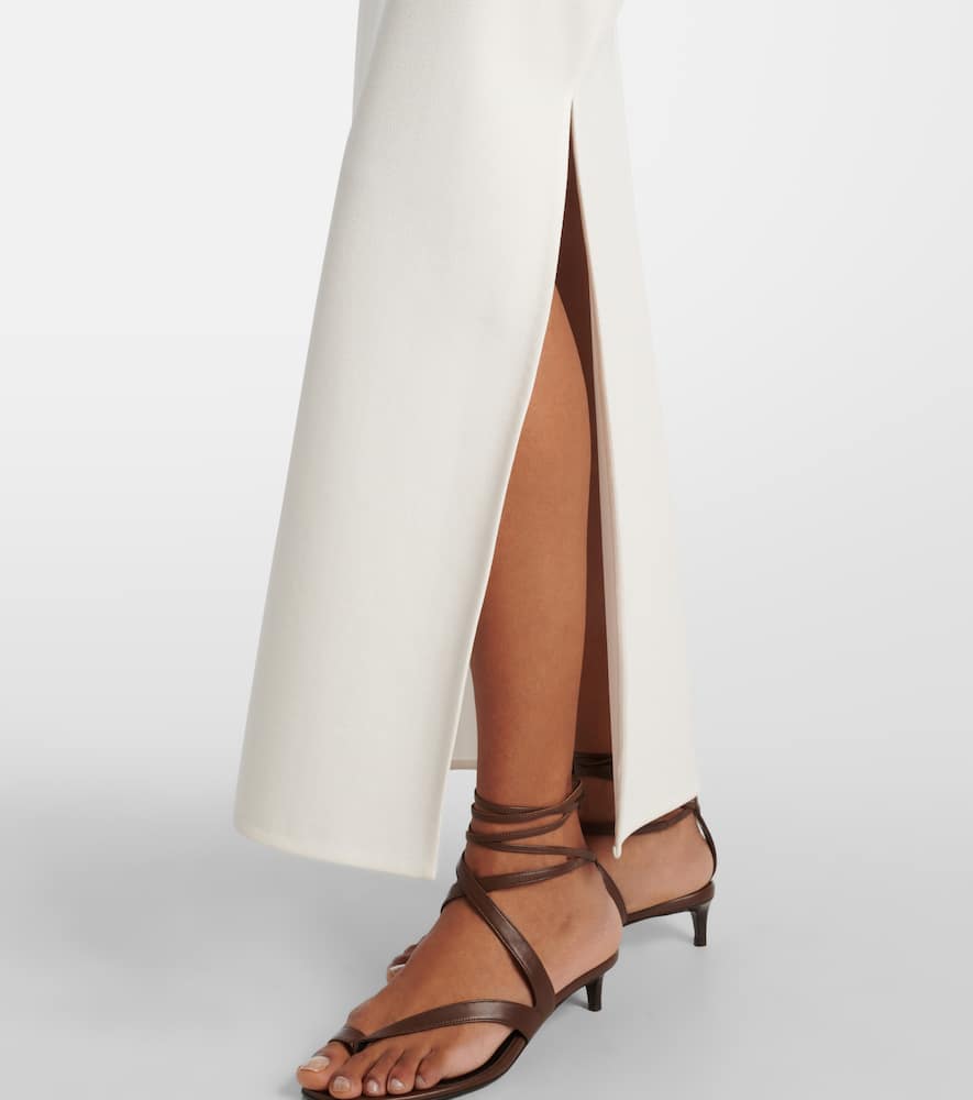Lilth crêpe jersey pencil skirt