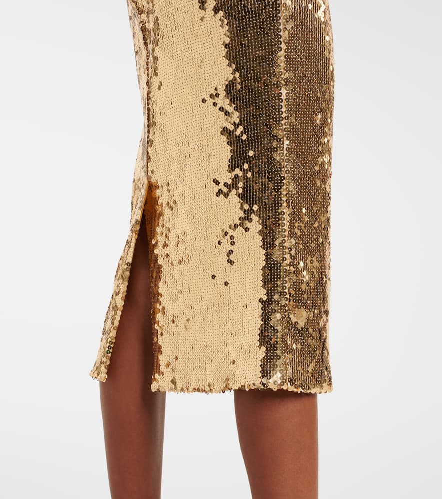 Sequined midi dress