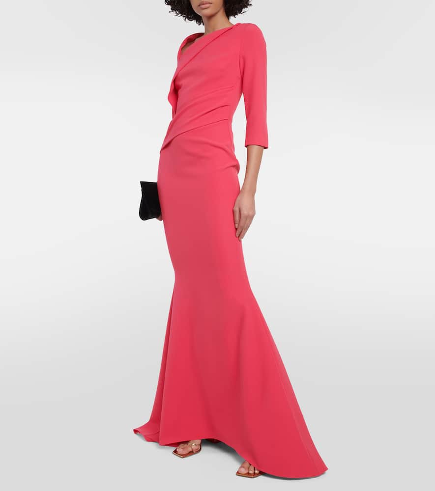 Pollina crêpe gown