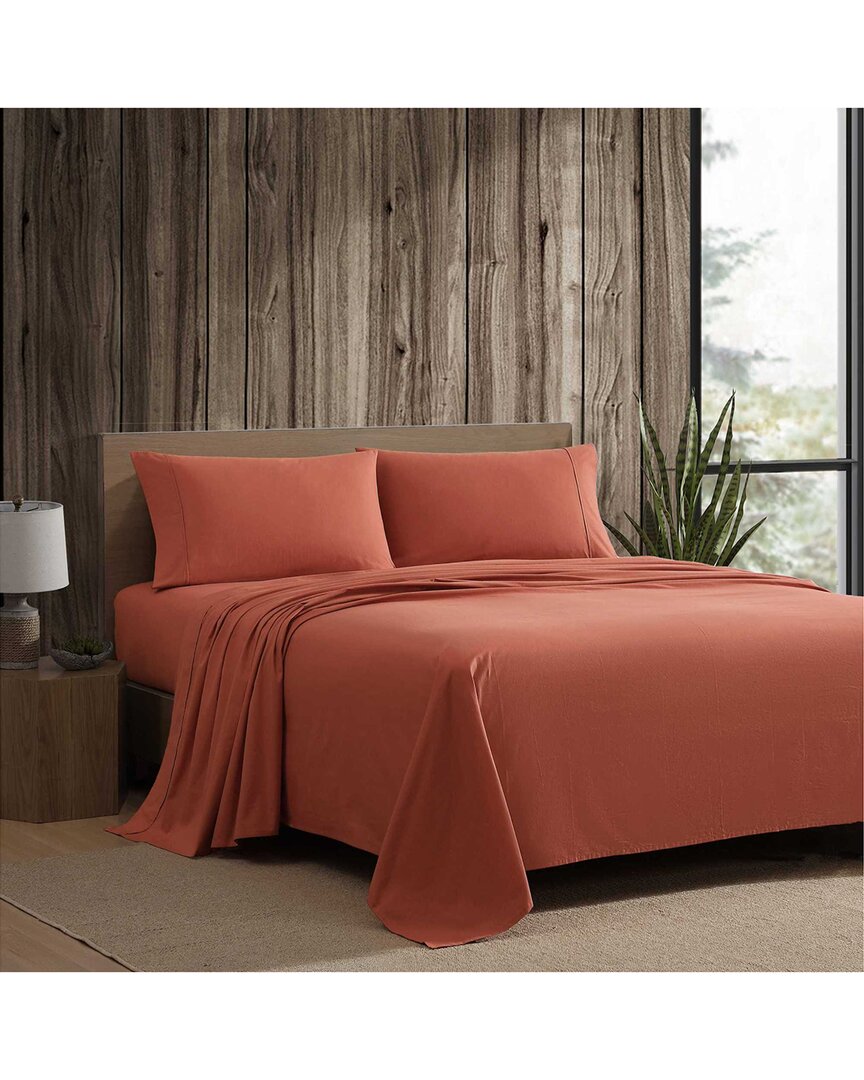 180 Thread Count Peached Percale Sheet Set
