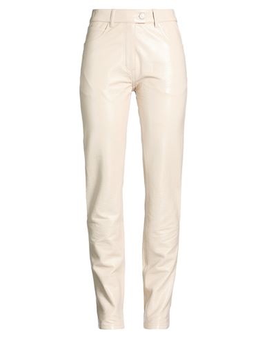 Courrèges Woman Pants Beige Size 26 Cotton, Polyester, Elastane