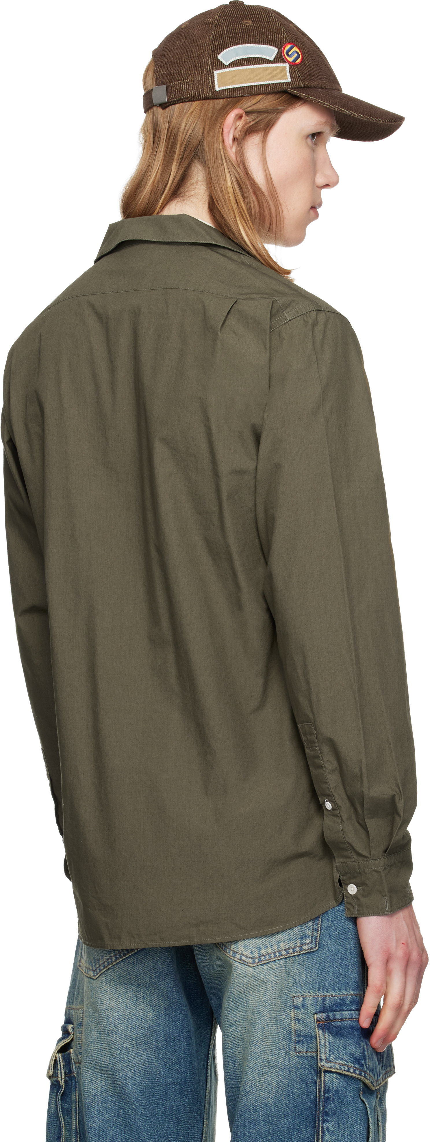 Khaki Dry Cotton Safari Shirt