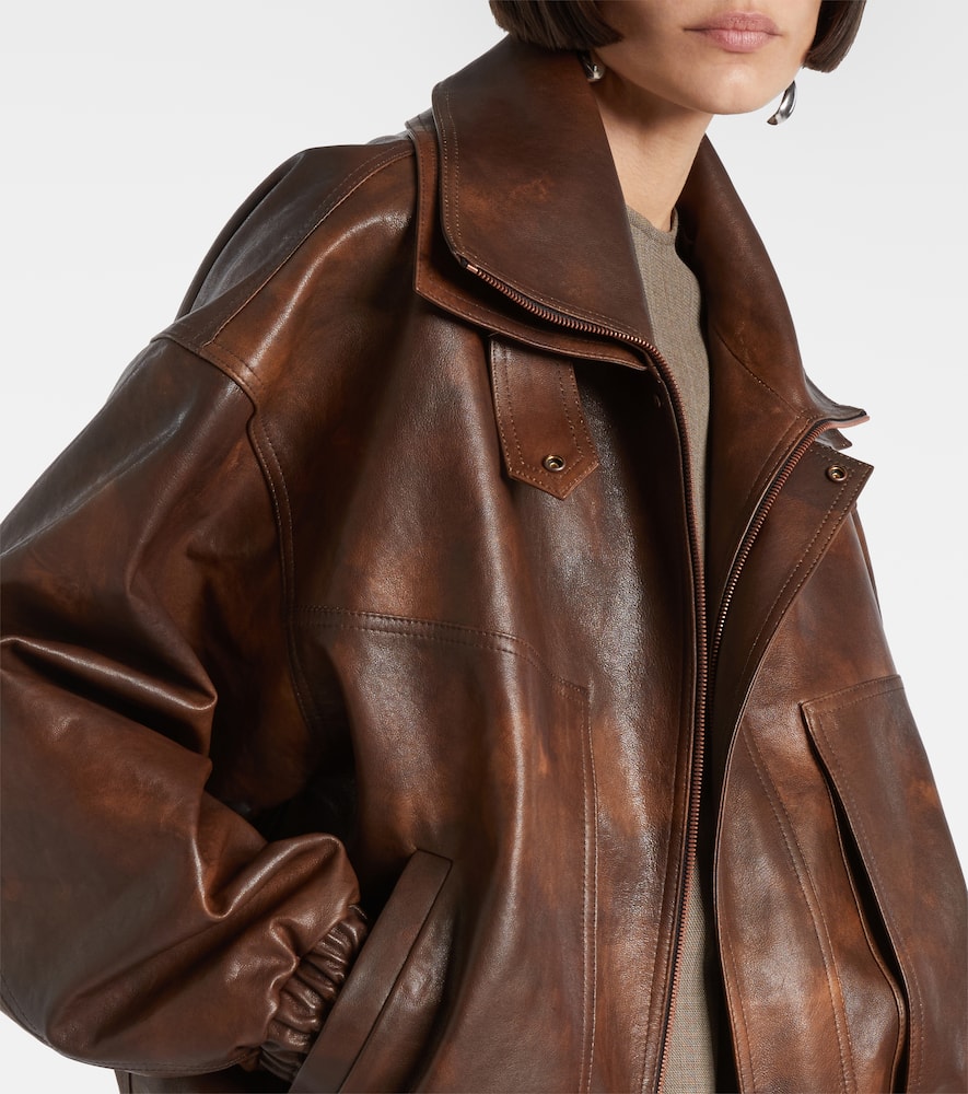 Leather jacket