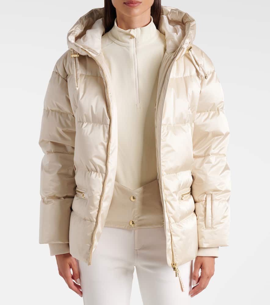 Lyra belted down ski jacket