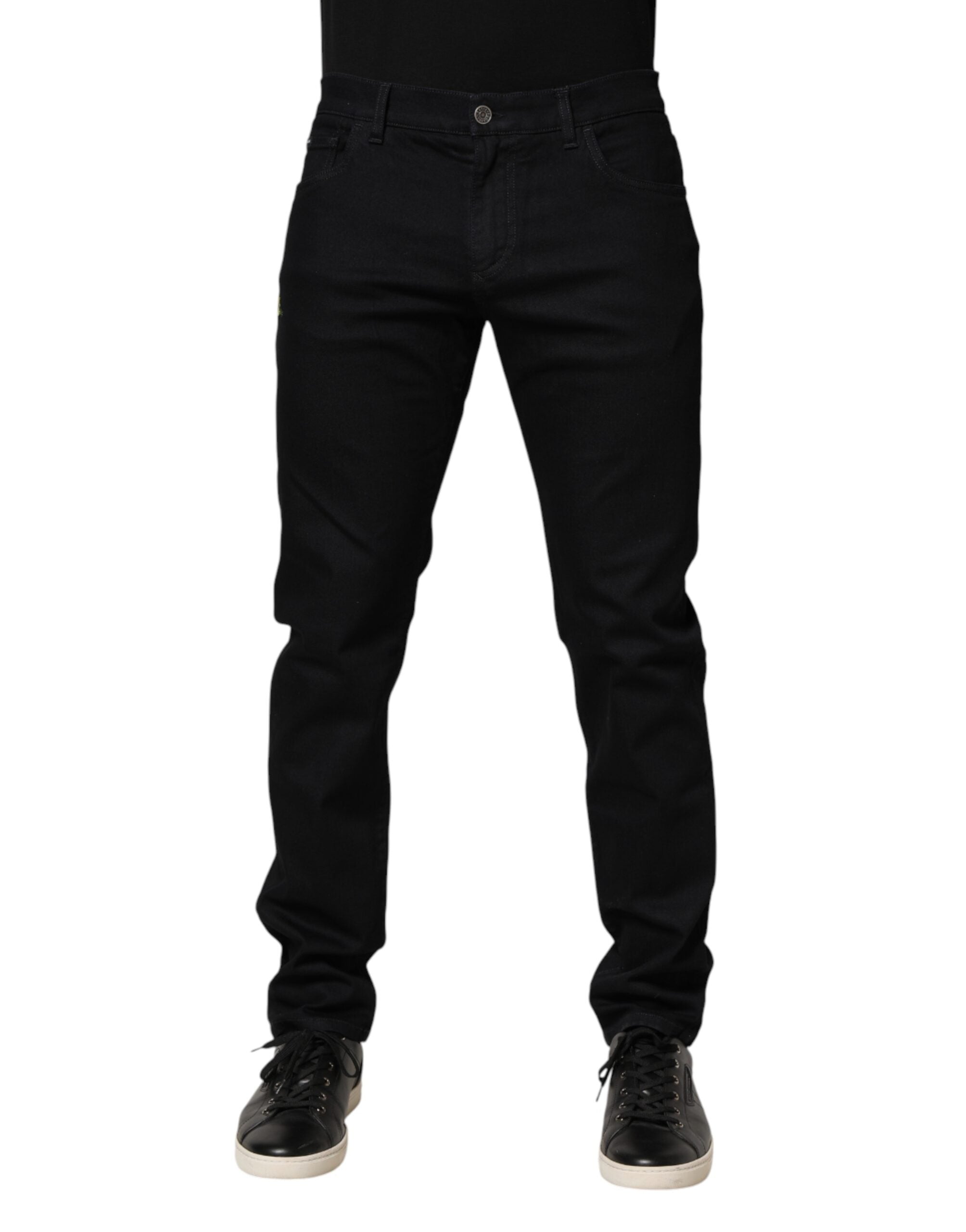 Skinny Denim Jeans — Black