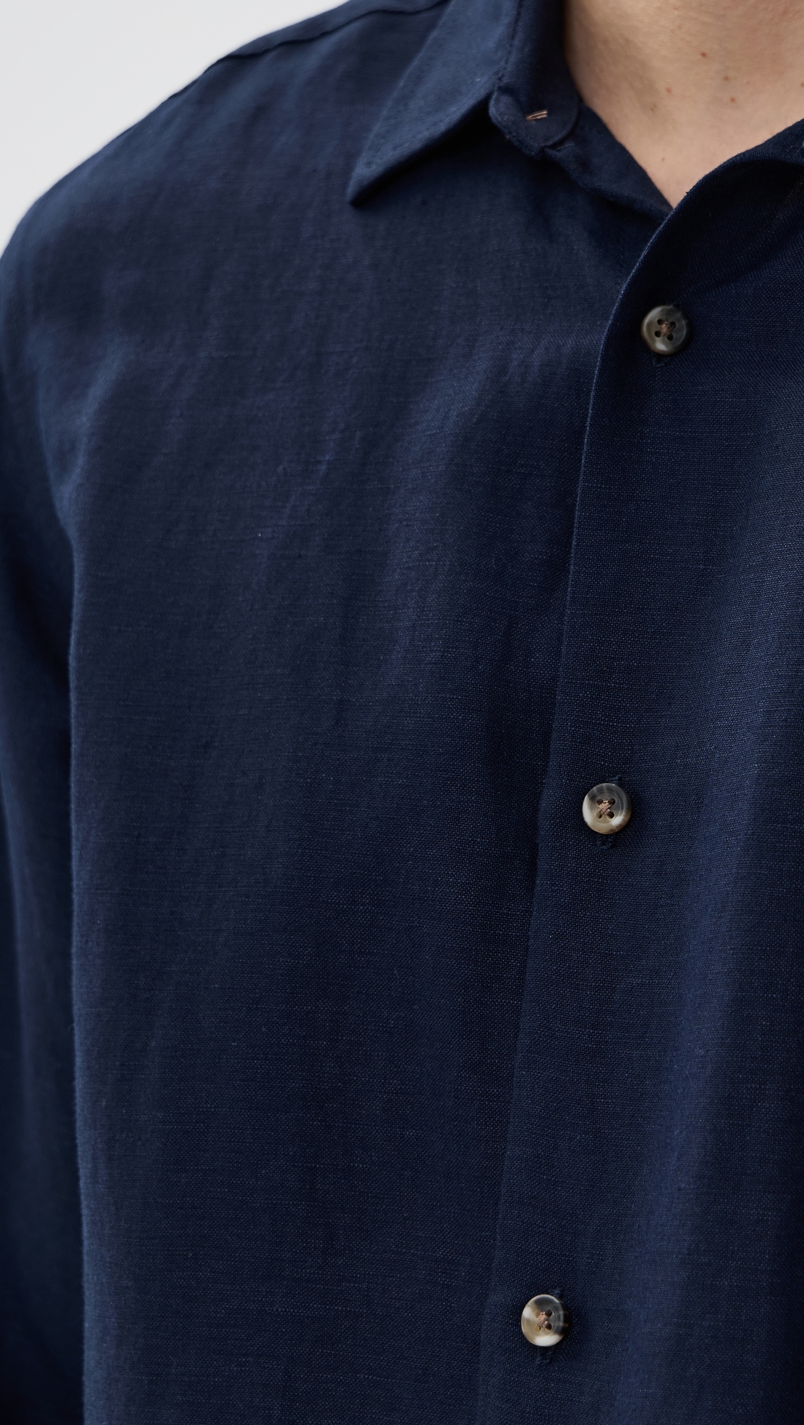 Andrew Linen Shirt Abyss