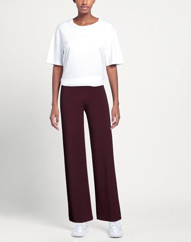 Woman Pants Burgundy Size 2 Viscose, Polyamide, Elastane