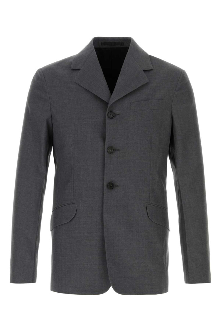 Jil Sander - wool tailored blazer single breasted notch lape