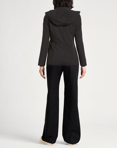 Woman Coat Black Size 12 Polyamide, Elastane