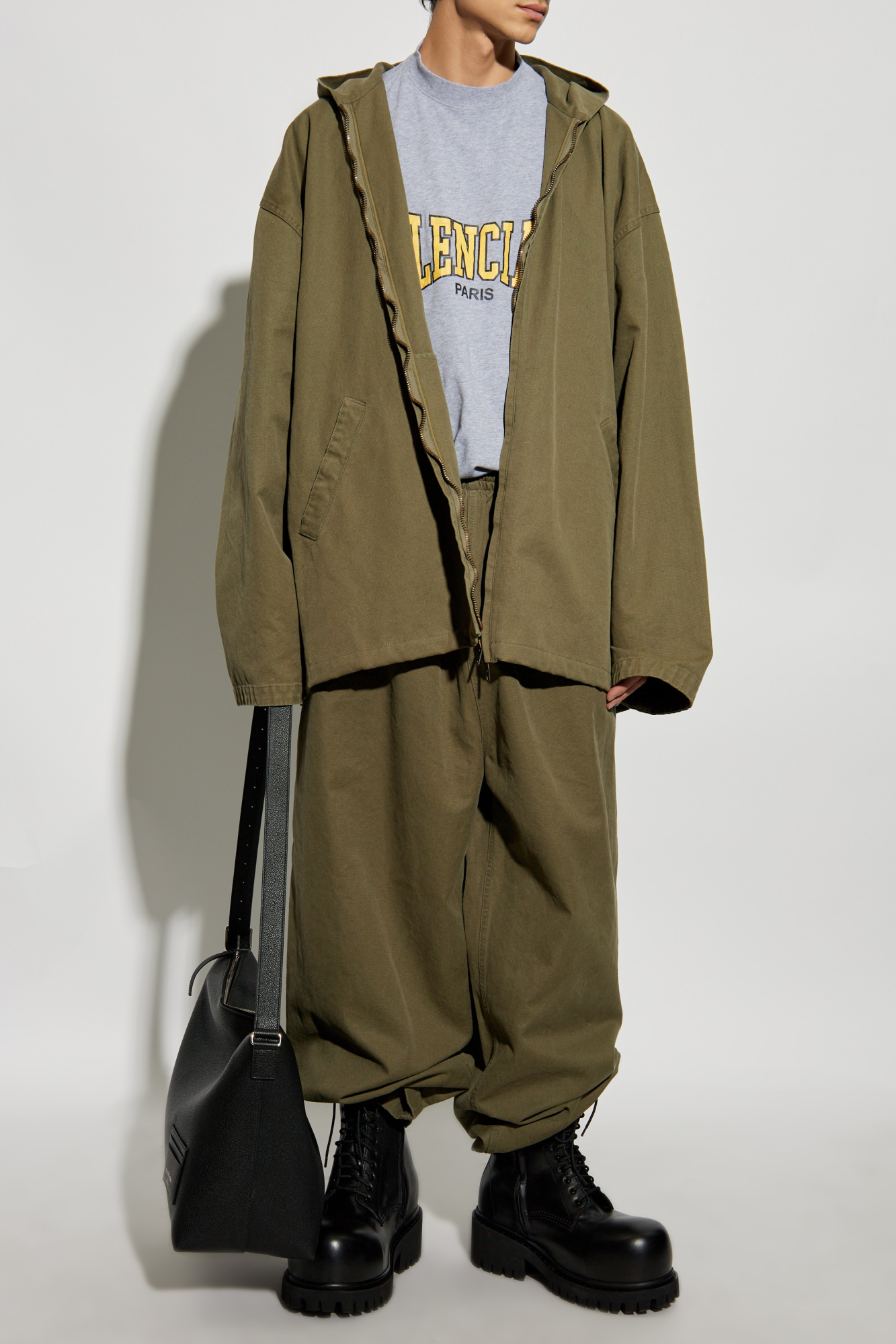Hooded Jacket, Men's, Green