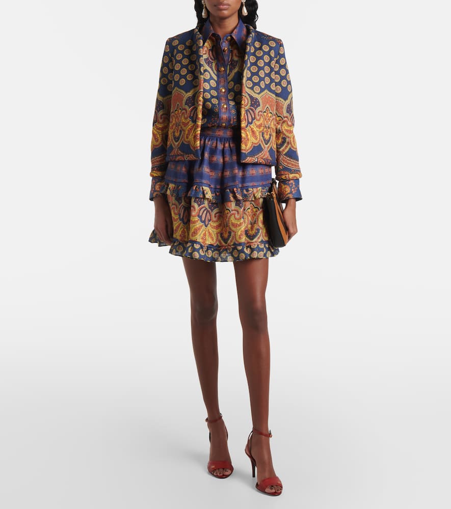 Voyage Imaginaire VLogo linen blouse