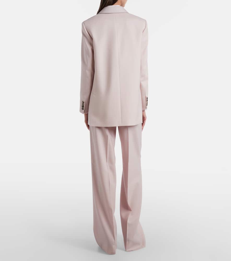 Girone wool, mohair, and silk wide-leg pants