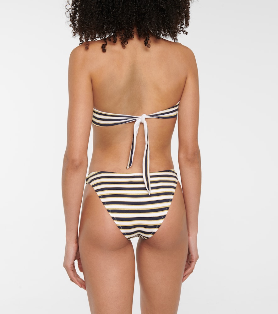 Exclusive to Mytheresa - Angola striped bikini top
