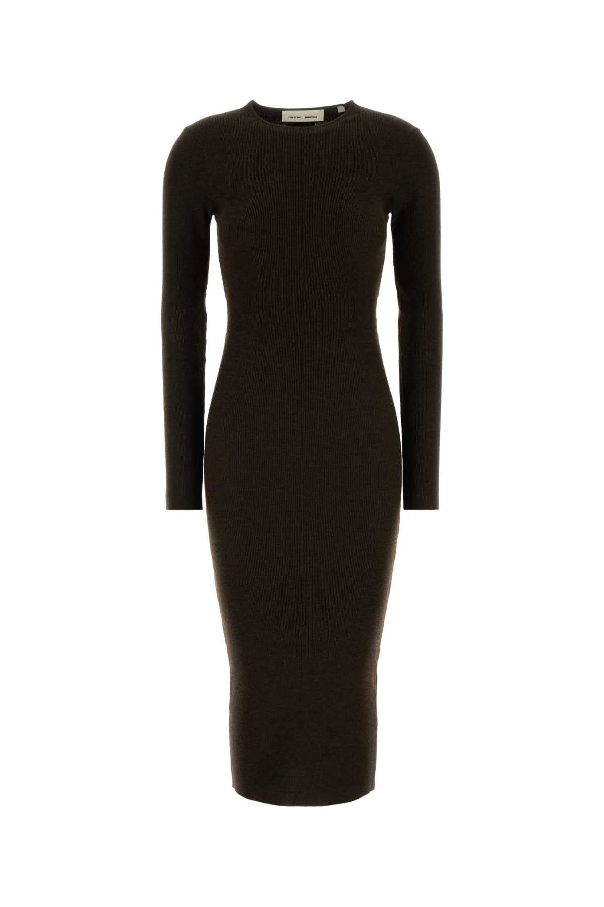 Long Dress — Brown