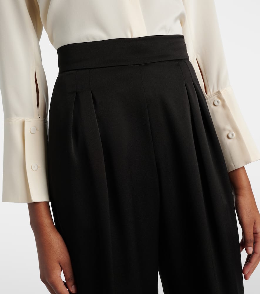 Divo satin wide-leg pants