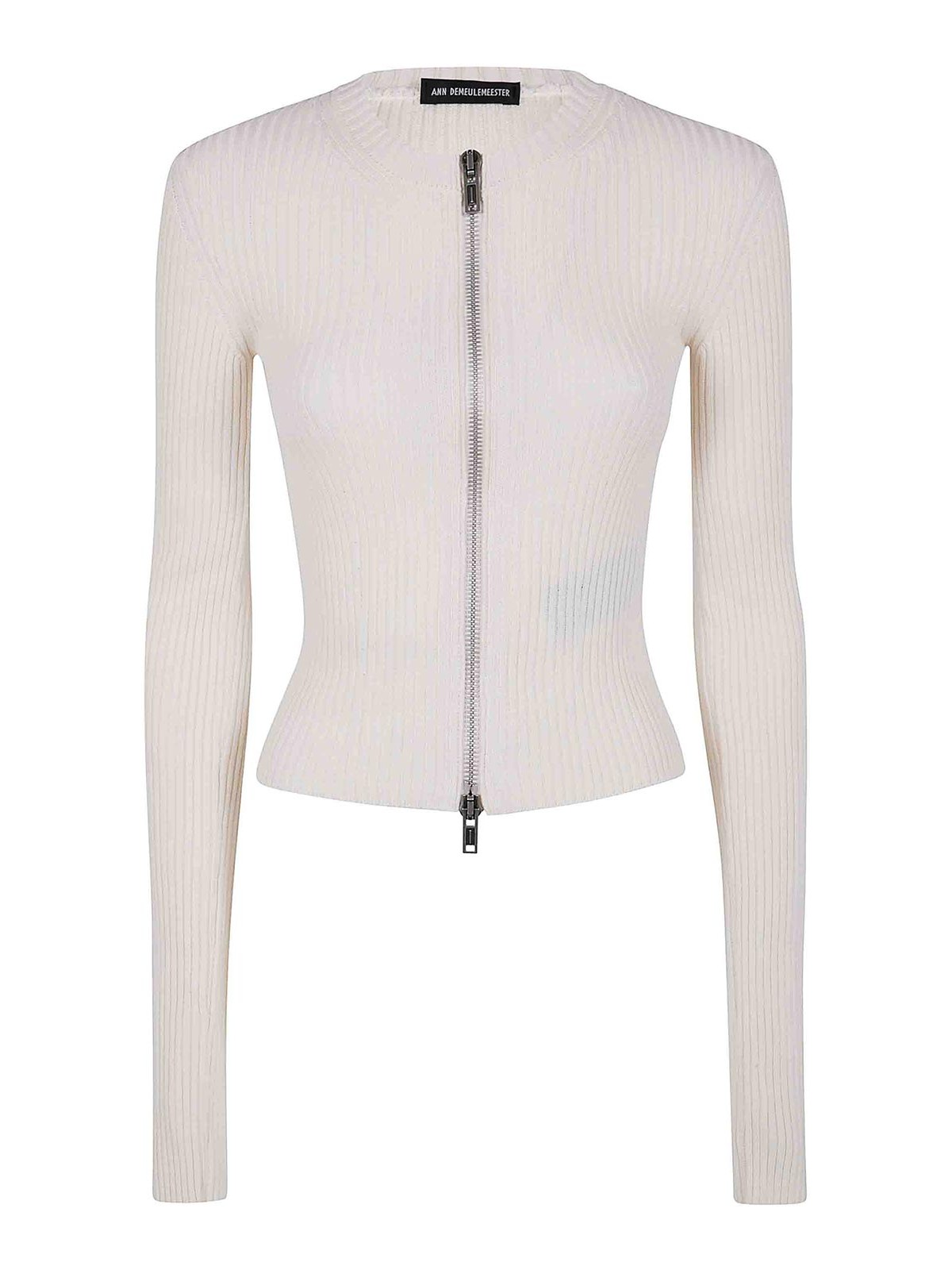 Terna Cropped Zipped Cardigan Cotton