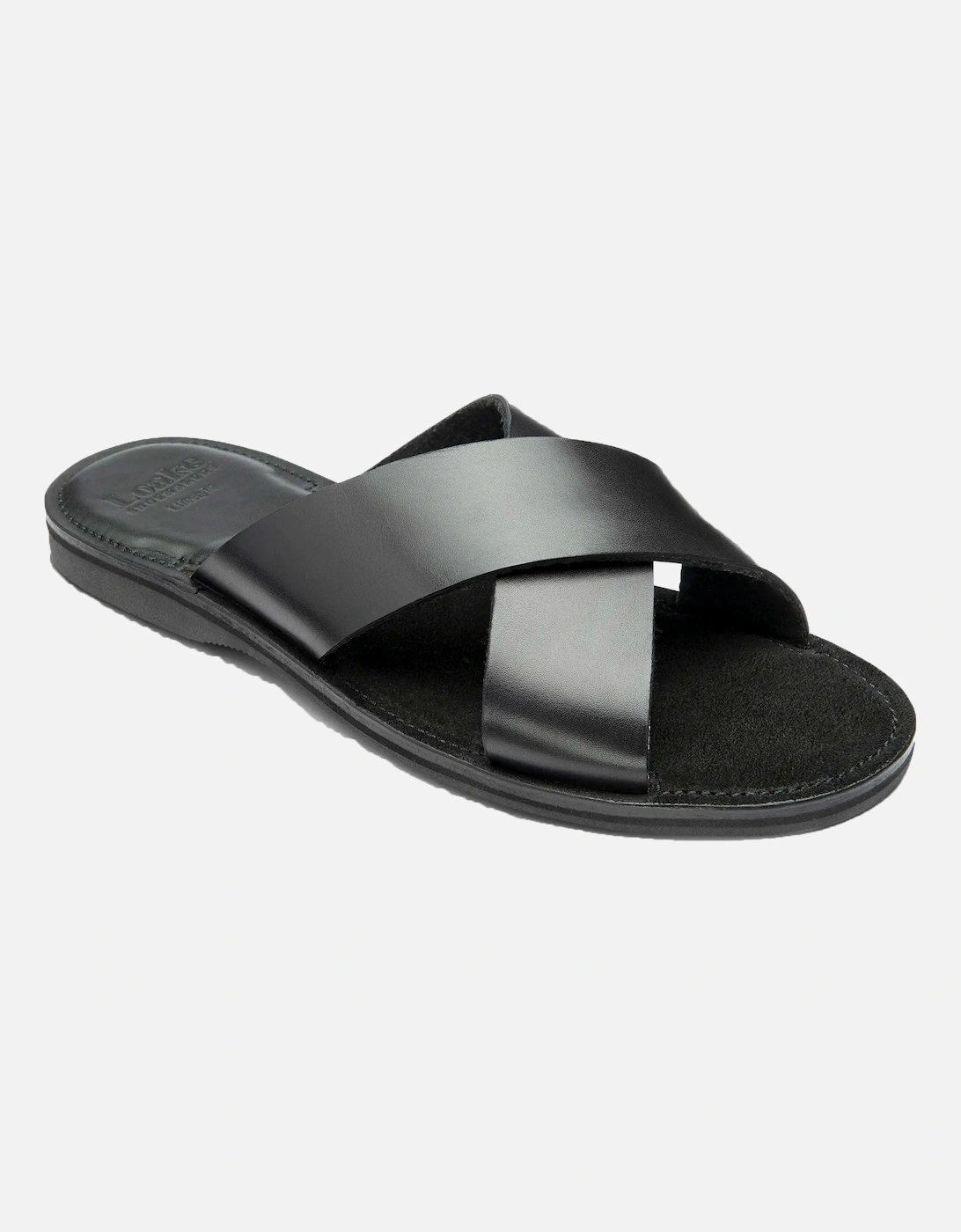 Men's Loake Gozo Sandal Black - Size: 10