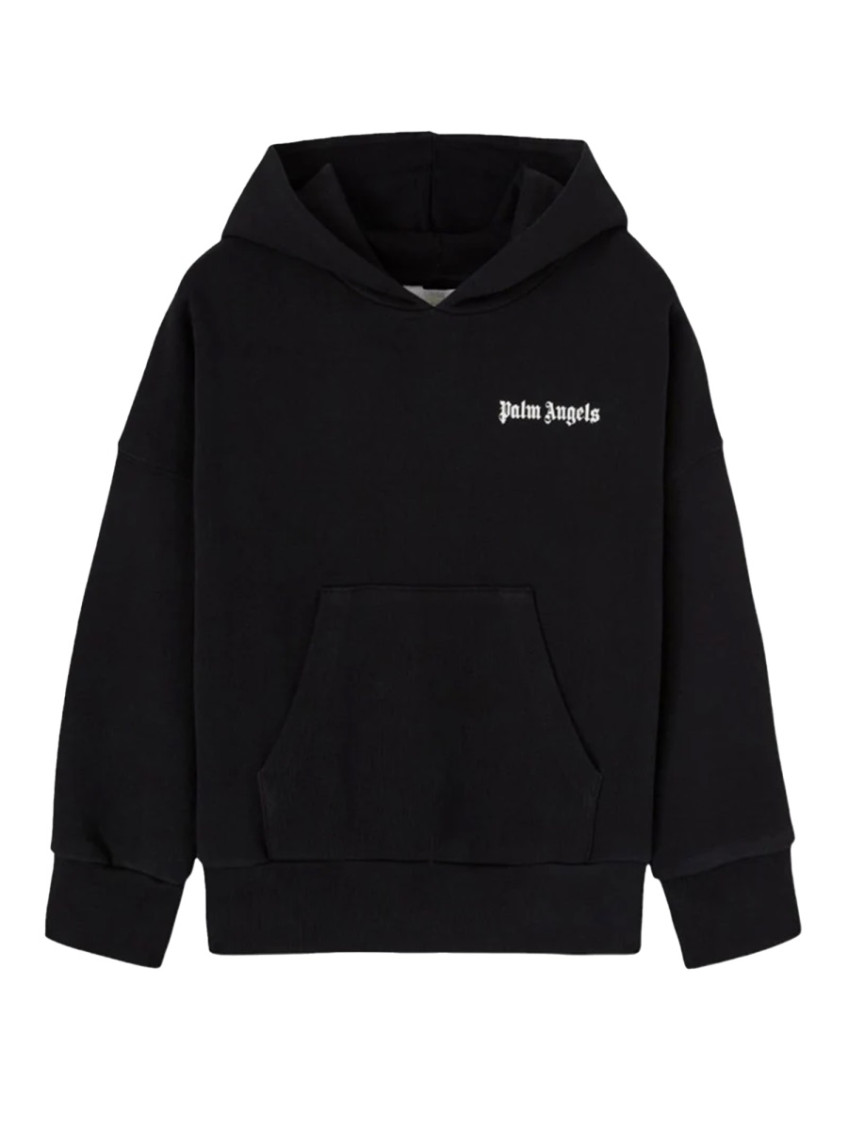Kids Black Logo Hoodie