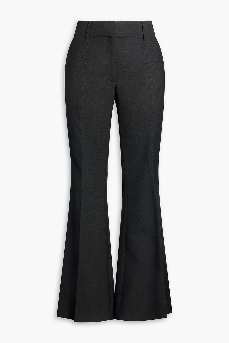 Rhein wool flared pants - Black - IT 48