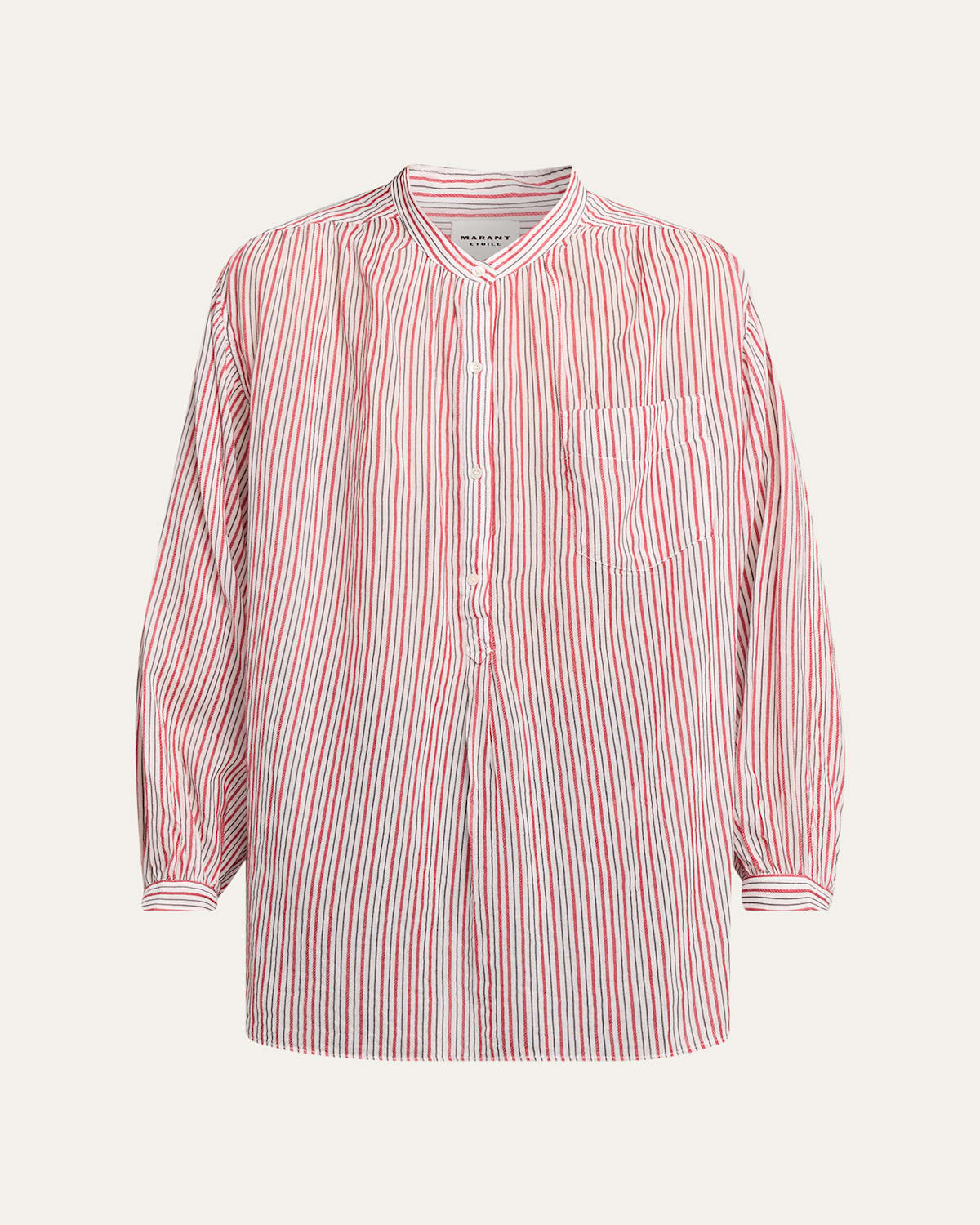 Sapha Stripe Long-Sleeve Tunic