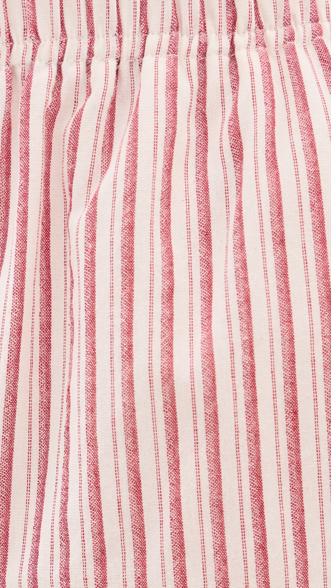 Stripe Shorts Red